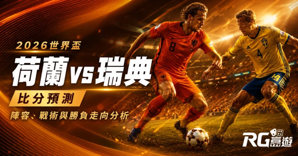 2026世界盃荷蘭 vs 瑞典比分預測：陣容、戰術與勝負走向分析